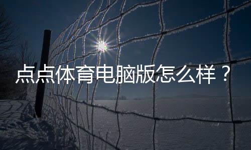 点点体育电脑版怎么样？安装使用评测、功能亮点与优缺点全面解析