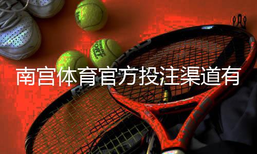 南宫体育官方投注渠道有哪些?官方入口、验证方法与安全注册指南
