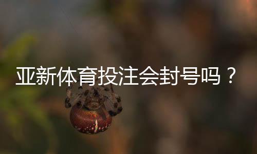 亚新体育投注会封号吗？封号原因、预防技巧与申诉流程全面解析