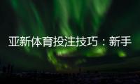 亚新体育投注技巧：新手入门与实战提高胜率全攻略