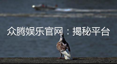 众腾娱乐官网：揭秘平台特色与玩家必看攻略