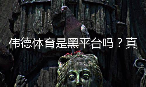 伟德体育是黑平台吗?真相揭秘与新手防骗全攻略