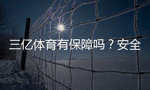 三亿体育有保障吗?安全性、资金与信誉全面评测