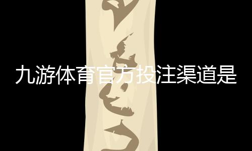 九游体育官方投注渠道是什么？正规入口识别与安全充值全攻略