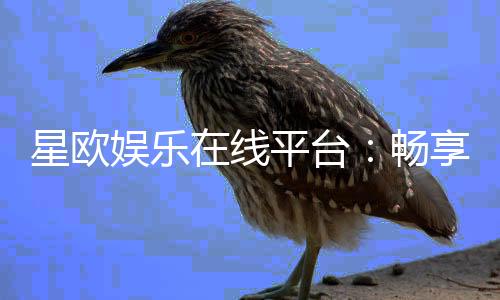 星欧娱乐在线平台：畅享顶级棋牌与电子游艺的乐趣