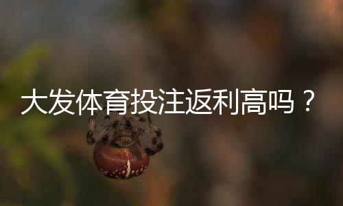 大发体育投注返利高吗？真实返利率对比、领取条件与避坑指南