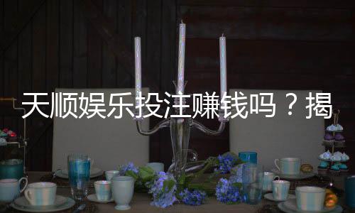 天顺娱乐投注赚钱吗？揭秘稳定盈利的三大实战技巧