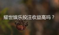 耀世娱乐投注收益高吗？深度解析平台盈利潜力与实战技巧