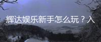 辉达娱乐新手怎么玩？入门指南与实战技巧分享