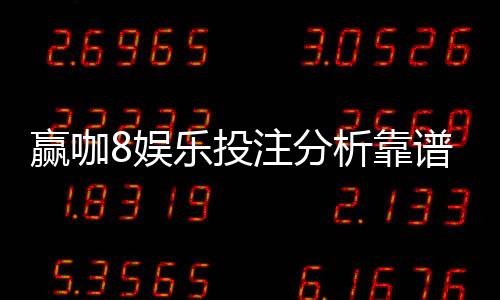 赢咖8娱乐投注分析靠谱吗?深度测评其安全性与赢利潜力