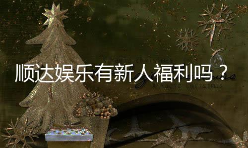 顺达娱乐有新人福利吗？独家揭秘首存优惠与新手礼包