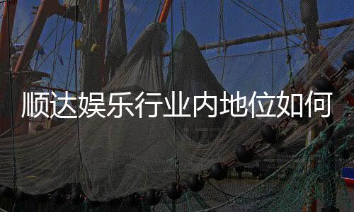 顺达娱乐行业内地位如何?深度解析其市场竞争力与玩家口碑