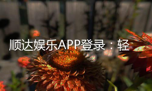 顺达娱乐APP登录：轻松畅玩安全便捷的一站式娱乐平台