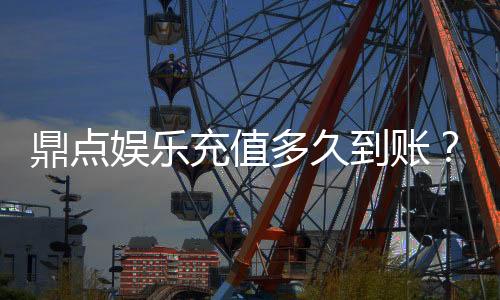 鼎点娱乐充值多久到账？到账时间及常见问题解析