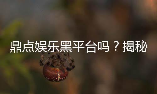 鼎点娱乐黑平台吗?揭秘其真实运营内幕与玩家避坑指南
