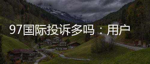 97国际投诉多吗：用户真实经历揭秘