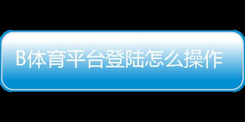 B体育平台登陆怎么操作？新手注册、登录全流程与安全注意事项