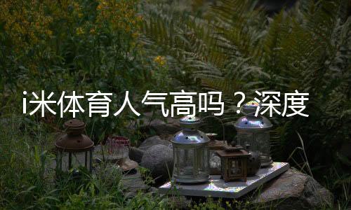 i米体育人气高吗？深度解析其火爆原因与玩家真实评价